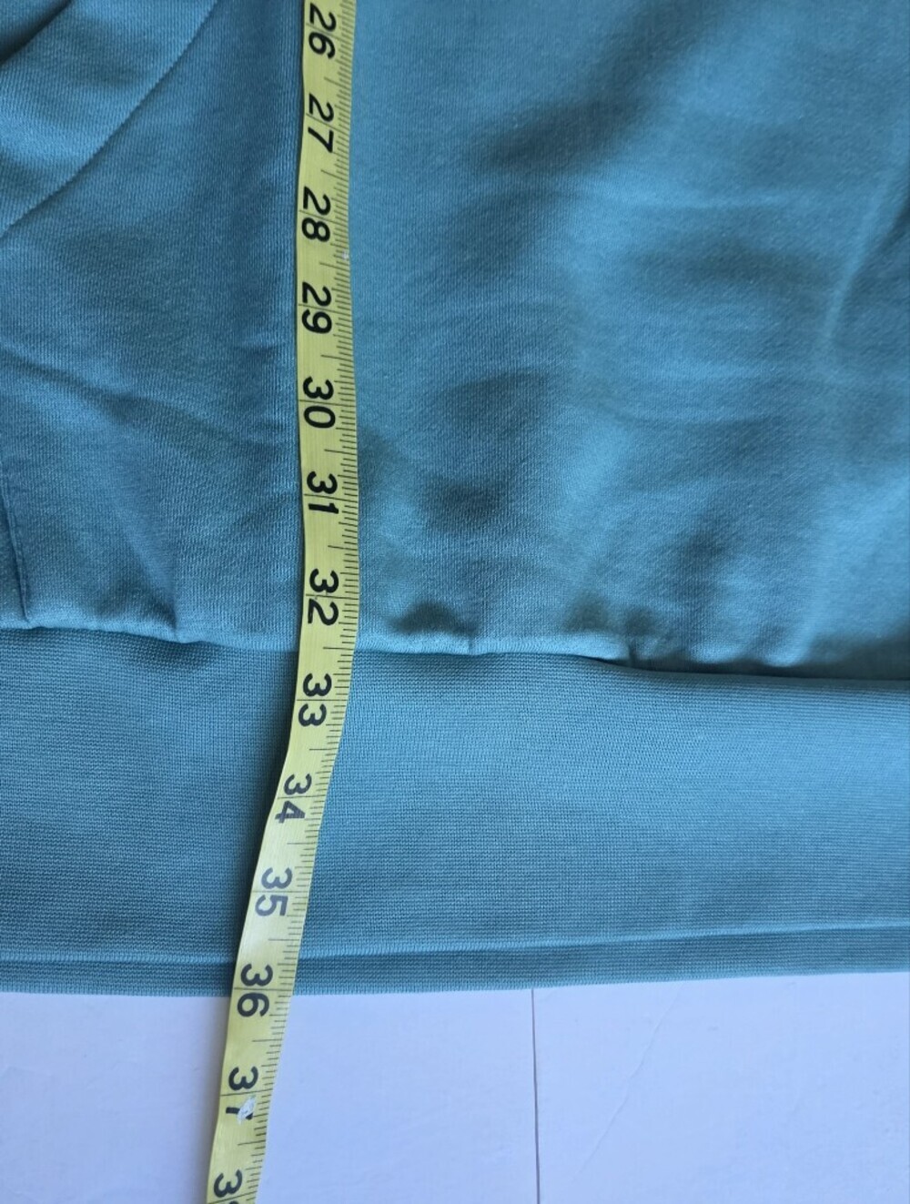 Adidas Teal Pullover Hoodie with Retro Logo - Picture 7 of 8